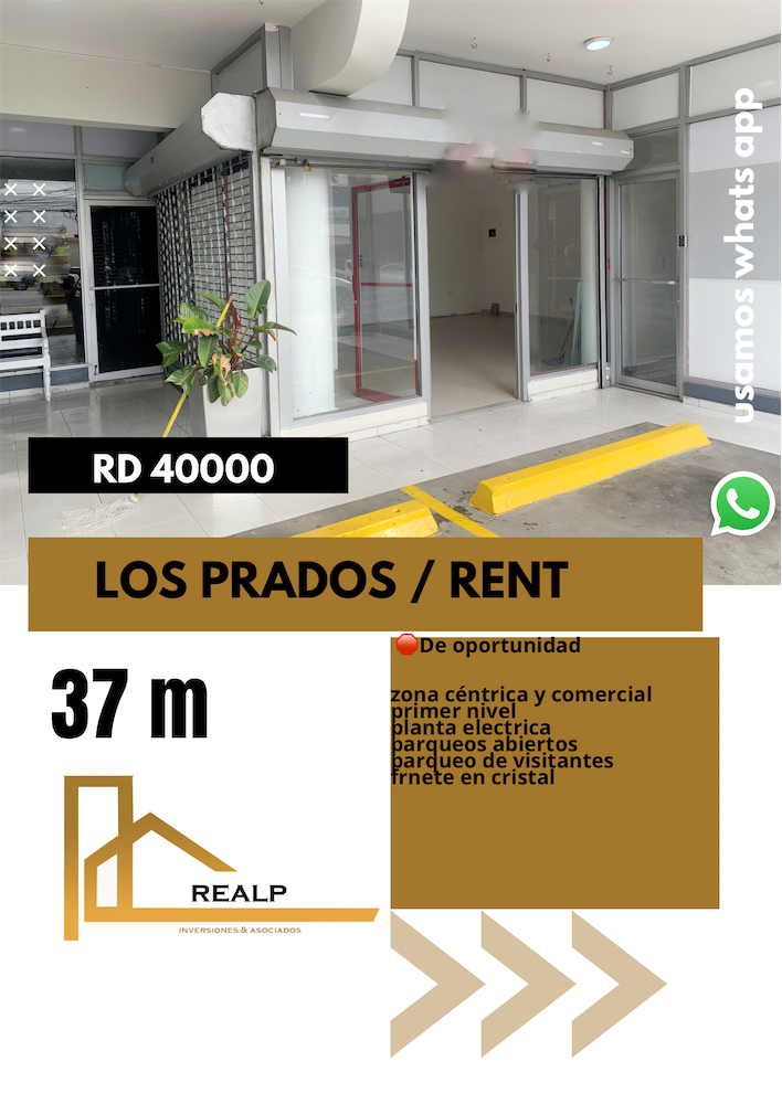 oficinas y locales comerciales - Local en primer nivel prados  0