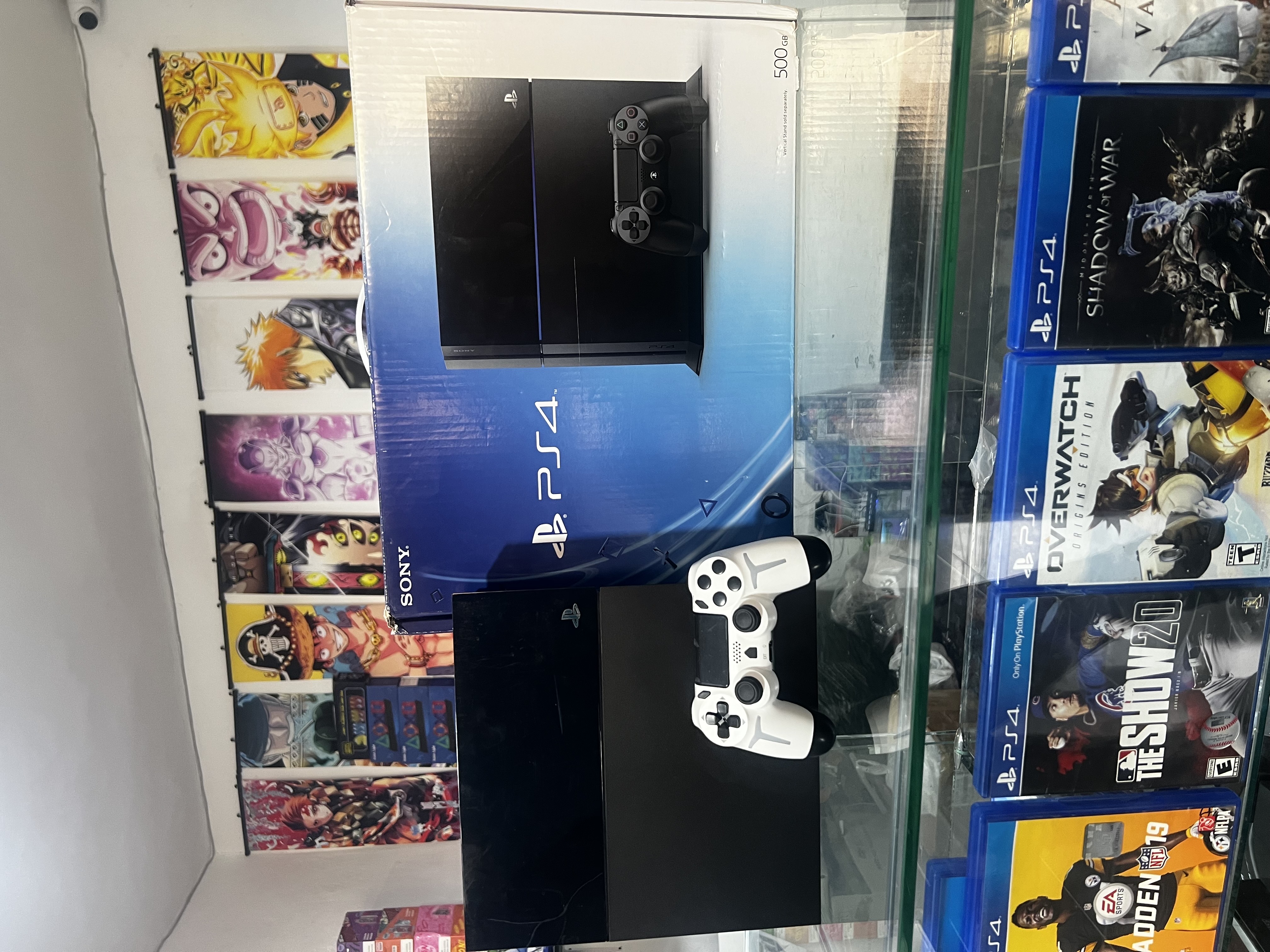 consolas y videojuegos - PlayStation 4 fat con su caja semi nuevo con garantía  1
