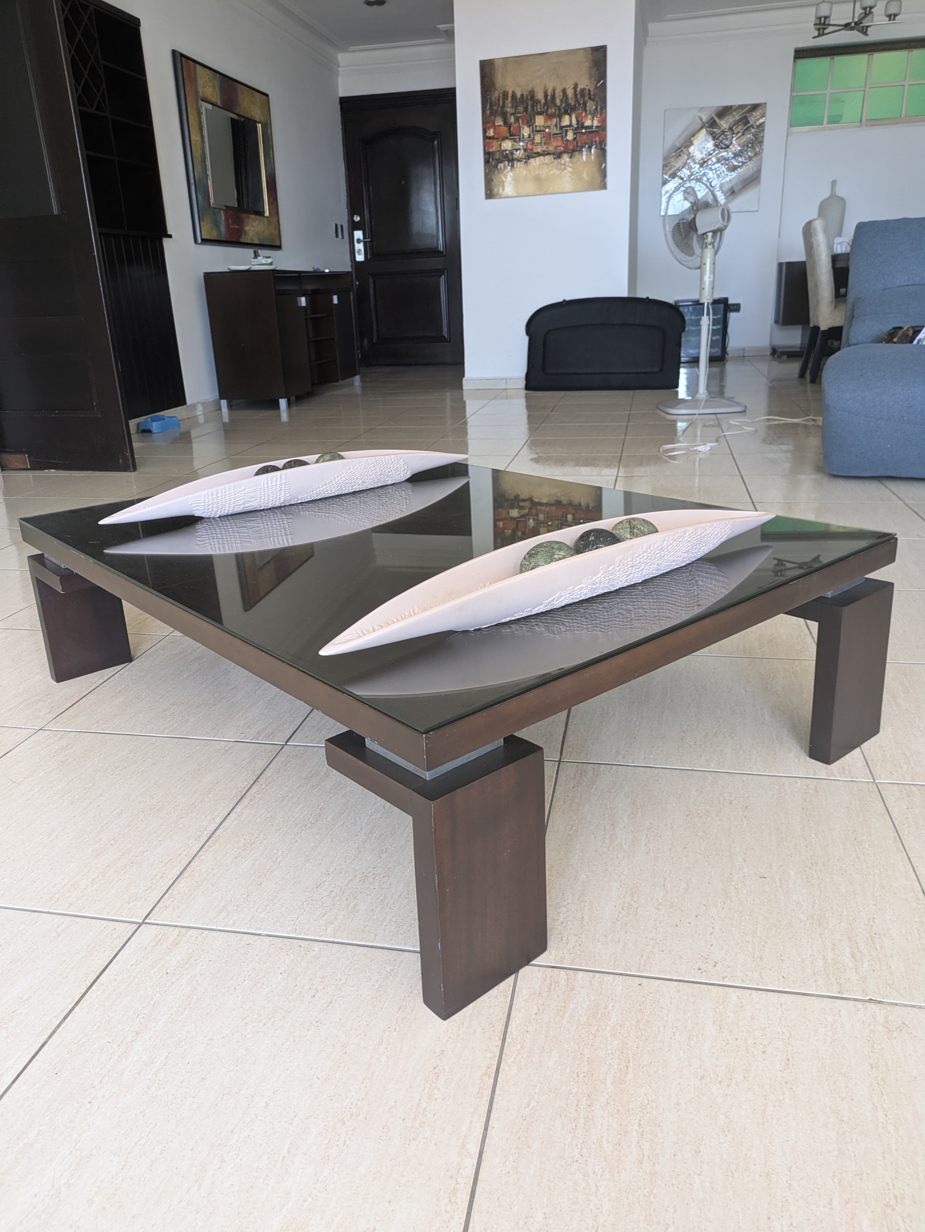 muebles y colchones - Mesa de Centro Grande  2