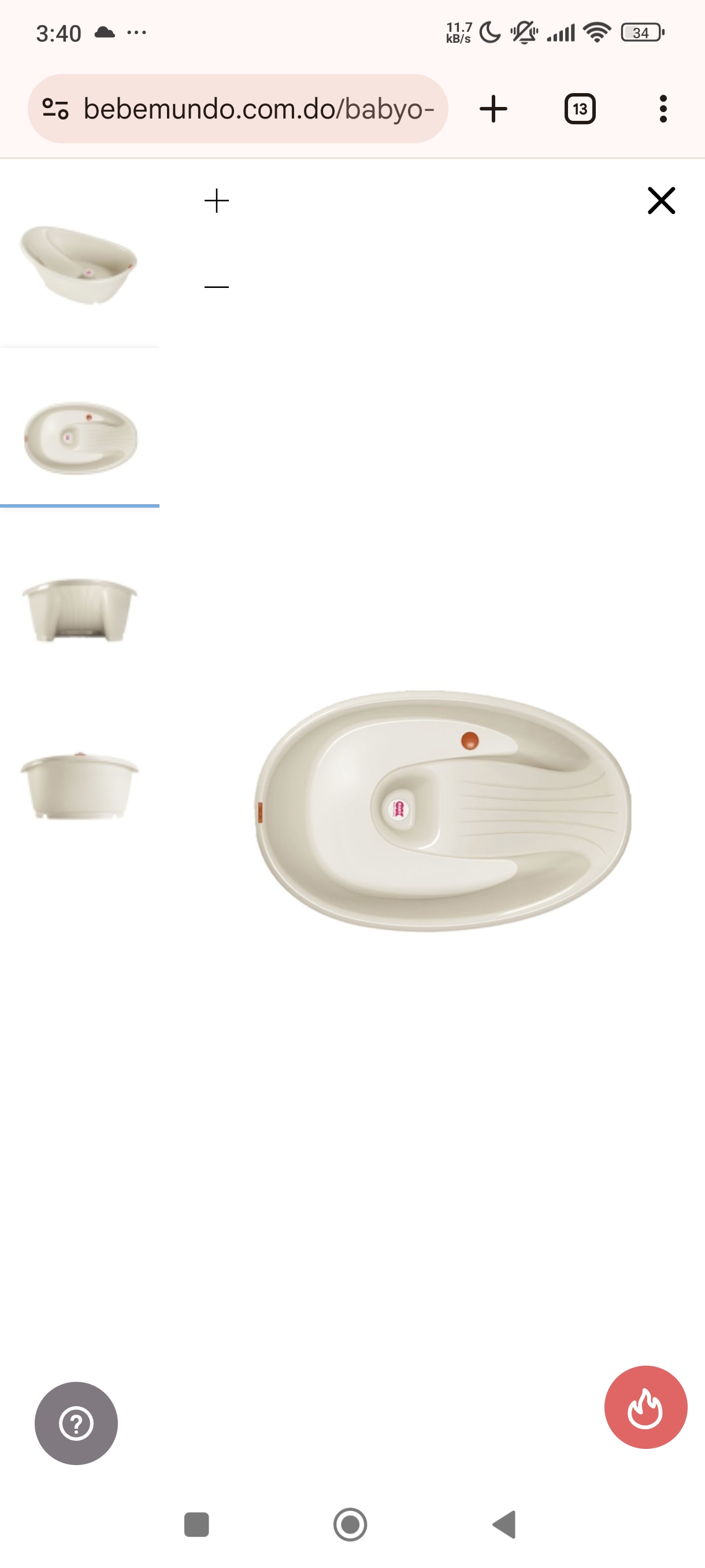 accesorios - Vendo Bañera para Bebe color Blanco con base. 3