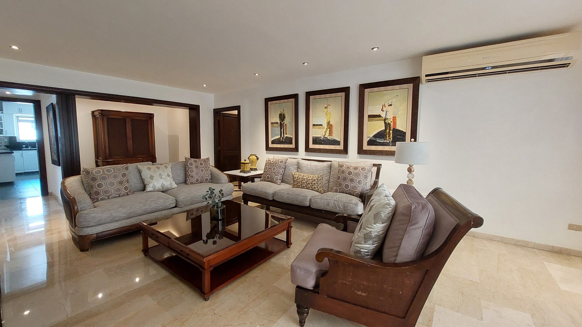 apartamentos - Naco 1 x piso 38m2 3 habitaciones 3.5 baños balcon  4