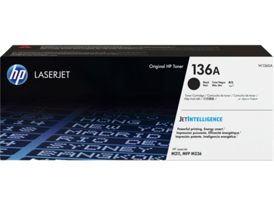 impresoras y scanners - TONER ORIGINAL  HP - 136A - W1360A - NEGRO - - - PARA IMPRESORA LASERJET  1