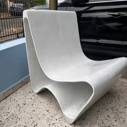 decoración y accesorios - juego de muebles y mesa de asbesto para exterior  1