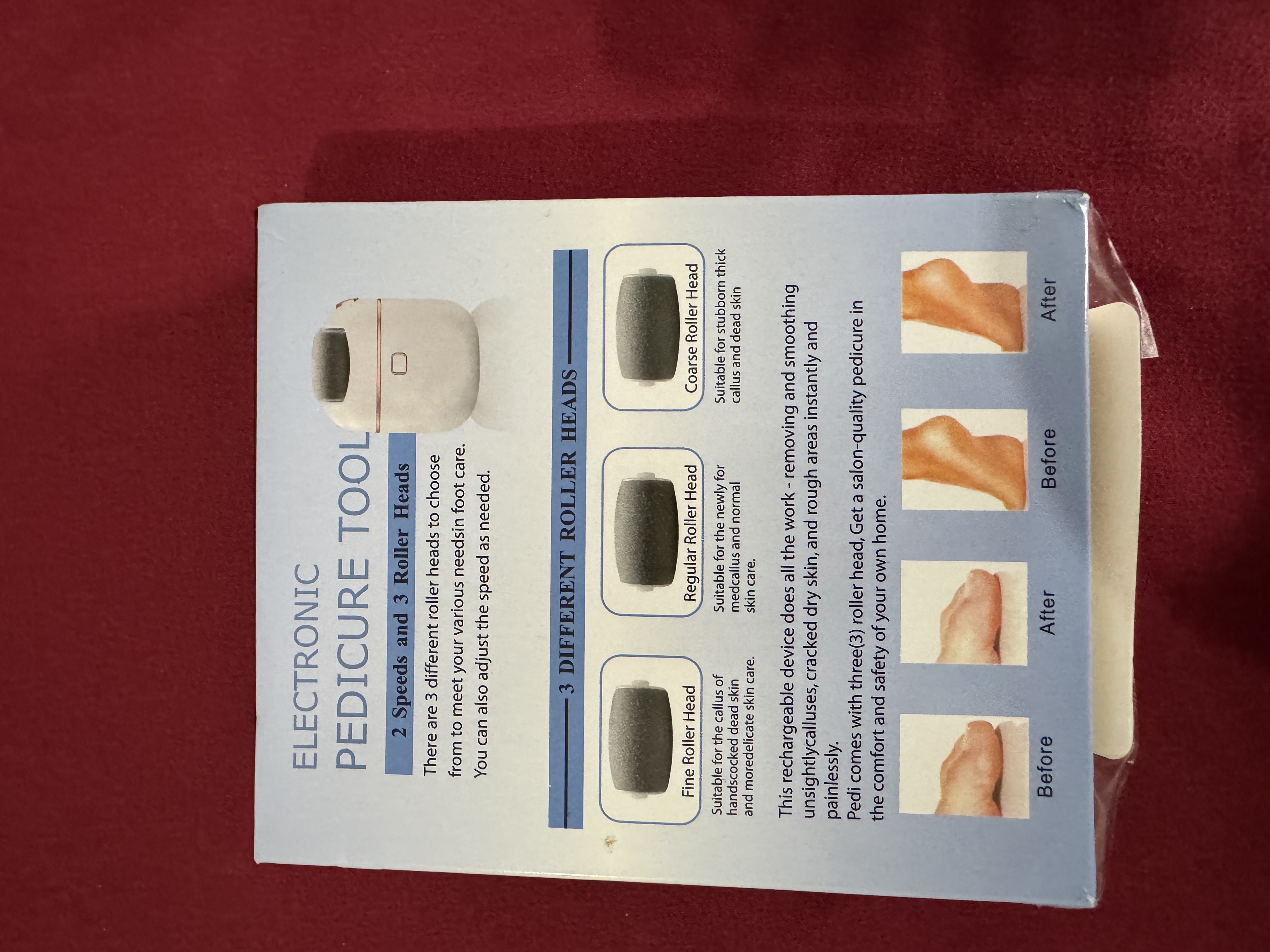 Salud y Equipamiento Médico - Rodillos electrónico de pedicura  2