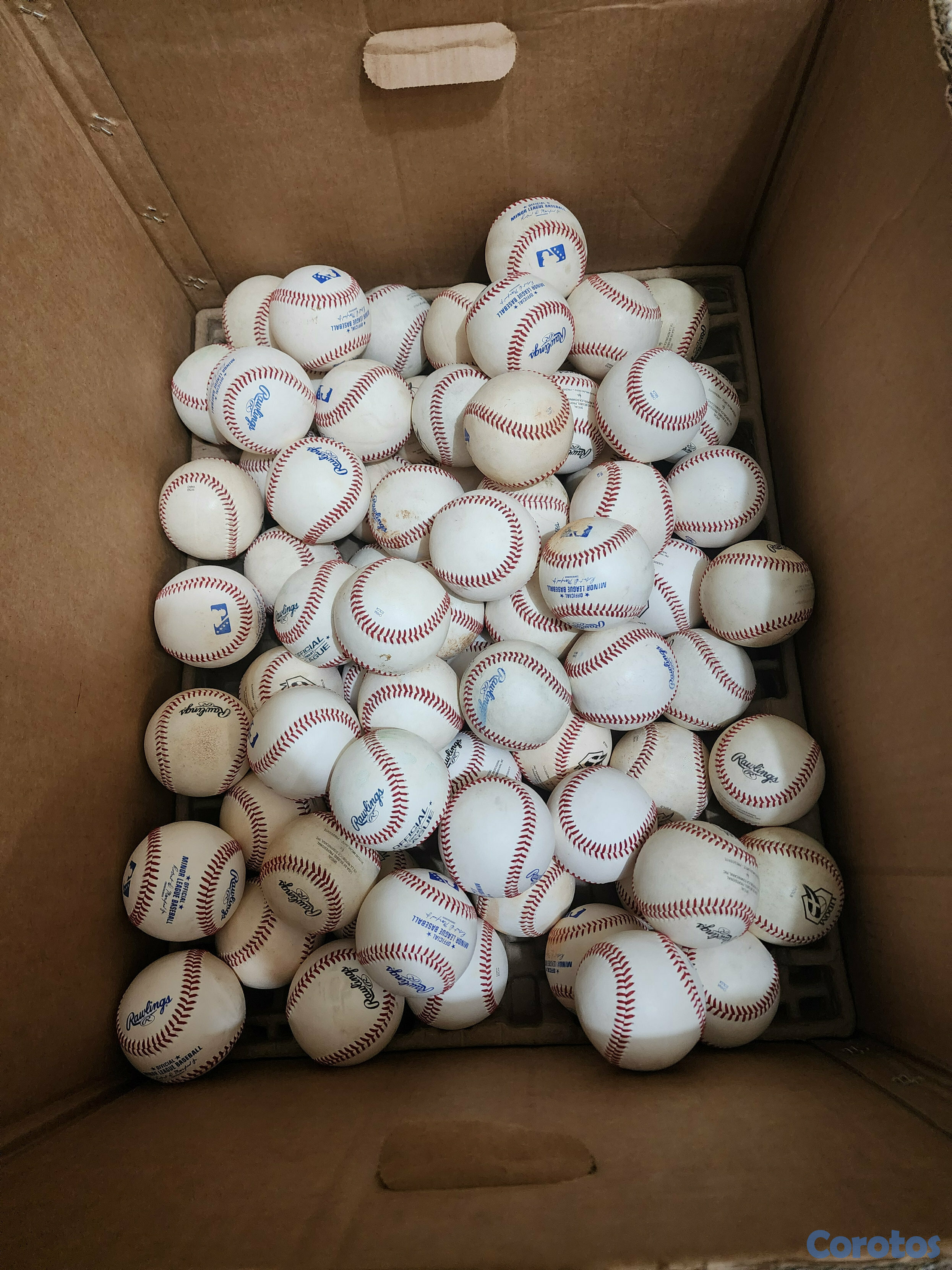 Artículos Deportivos - bolas béisbol minor league como nueva  1