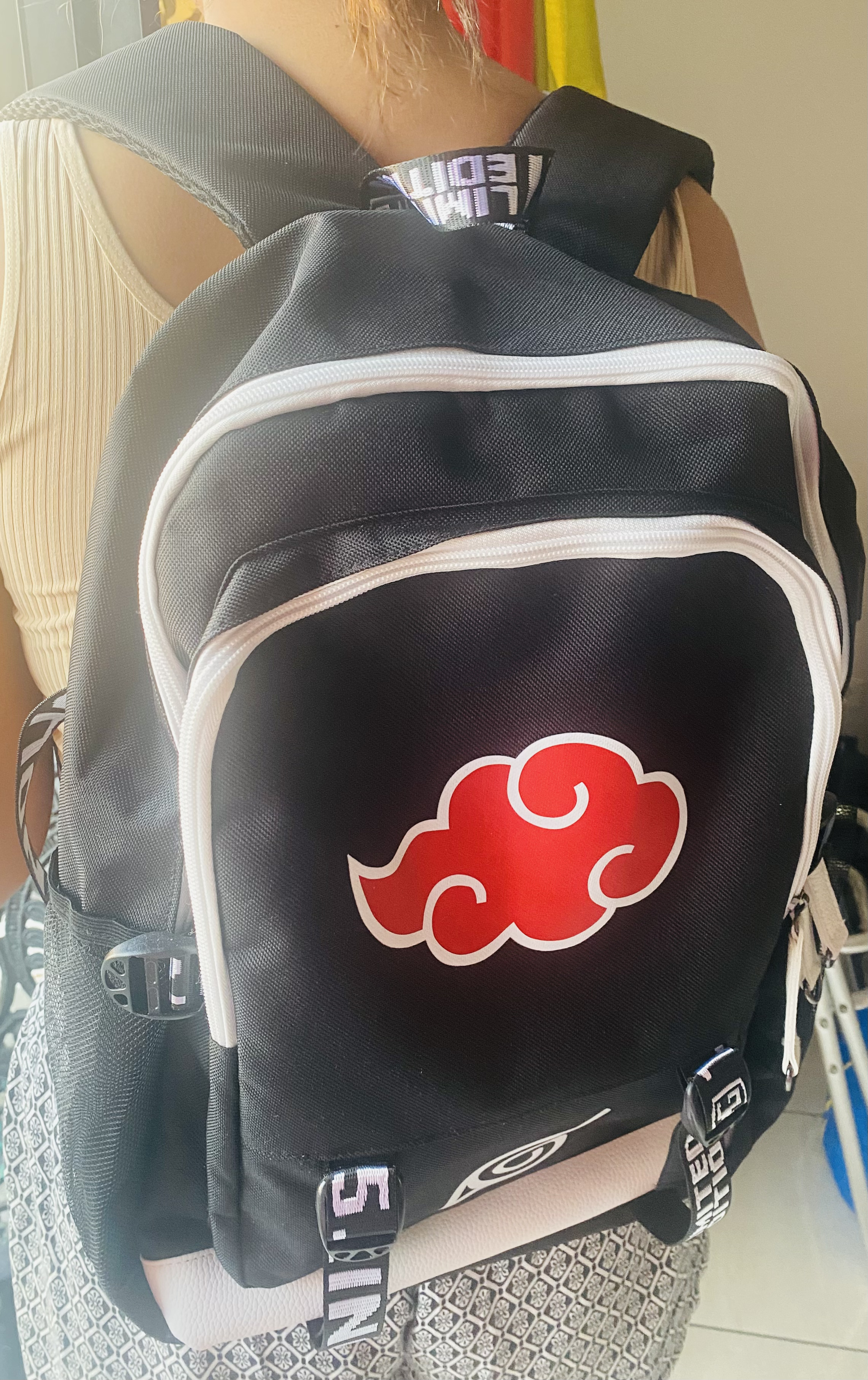 carteras y maletas - Mochila Akatsuki  de la Serie de Naruto.  3