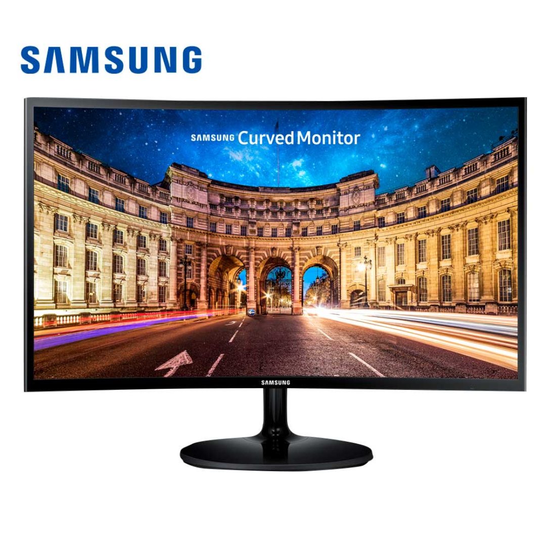 computadoras y laptops - MONITOR SAMSUNG 27 pulgadas CURVO, 1080P, 16:9, 250 CD/M². PUERTOS: 1  2