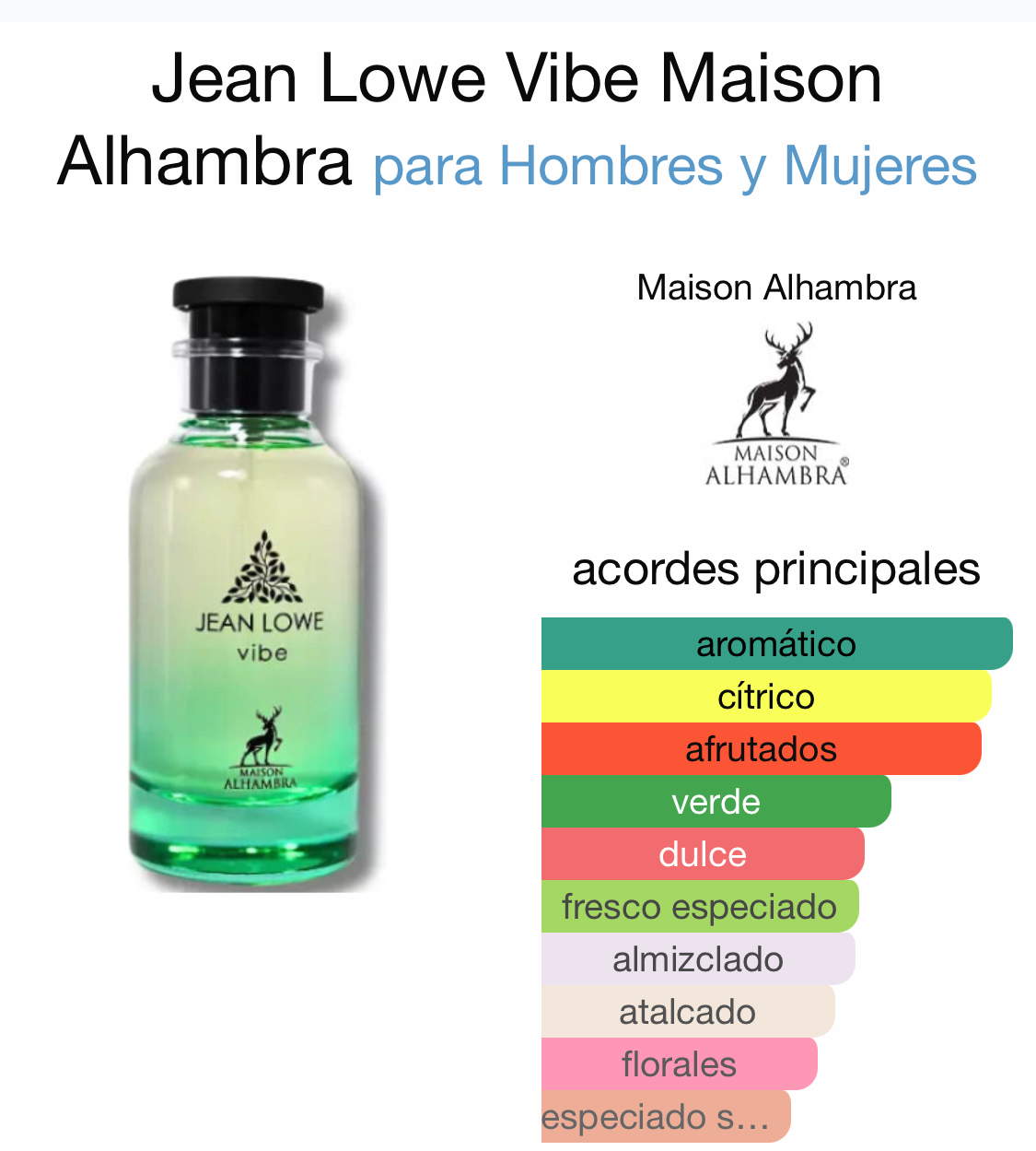 salud y belleza - Maison Alhambra Vibe  1