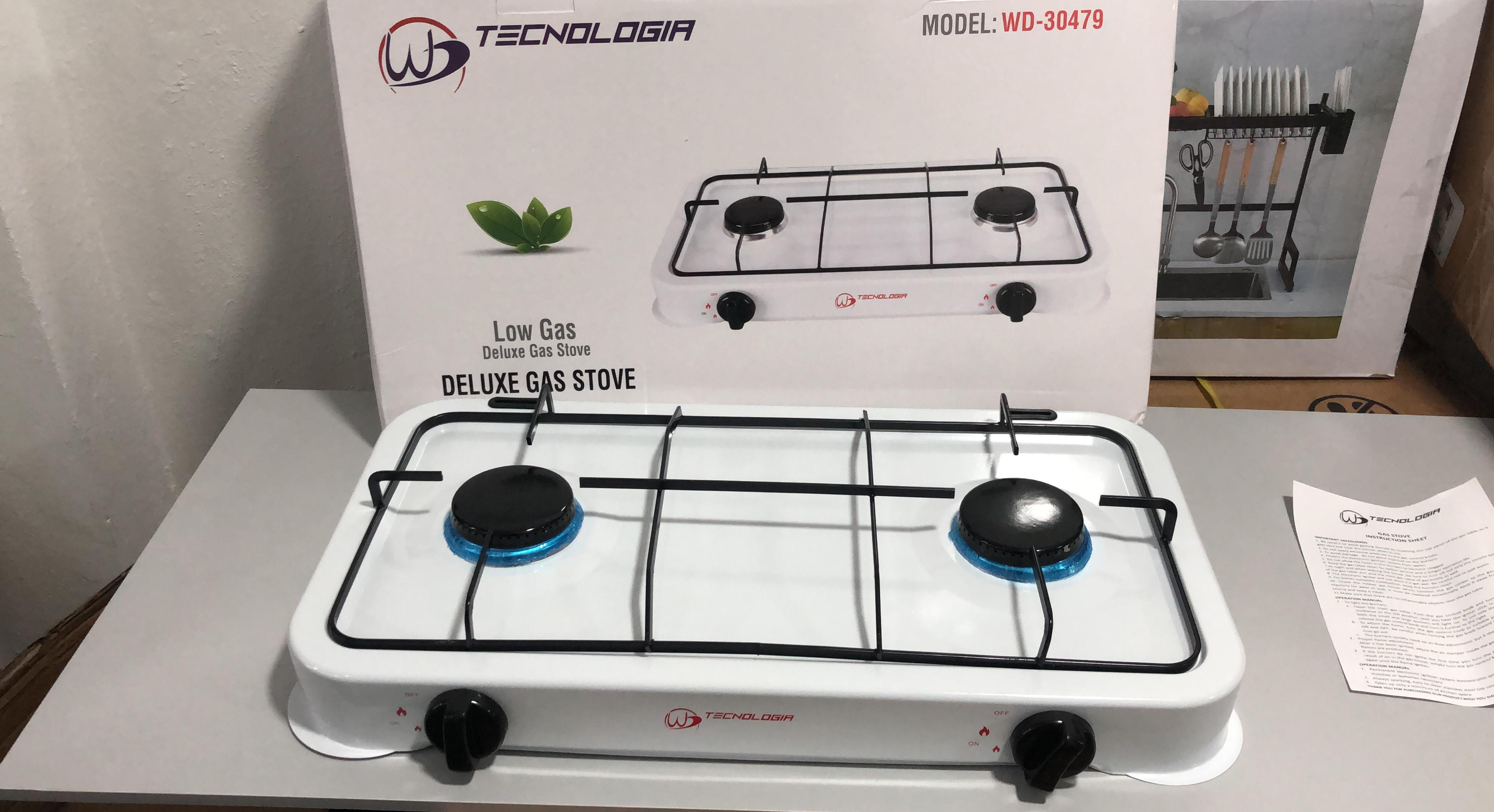 electrodomesticos - estufa de mesa a gas 2 hornillas  1