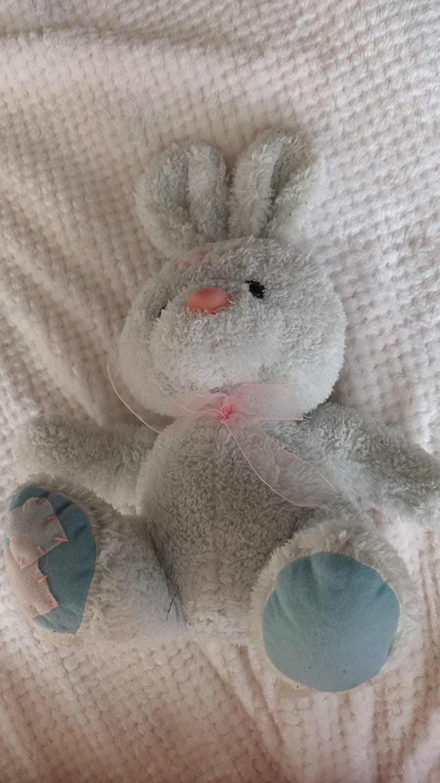 juguetes - hermoso peluche de conejito  1