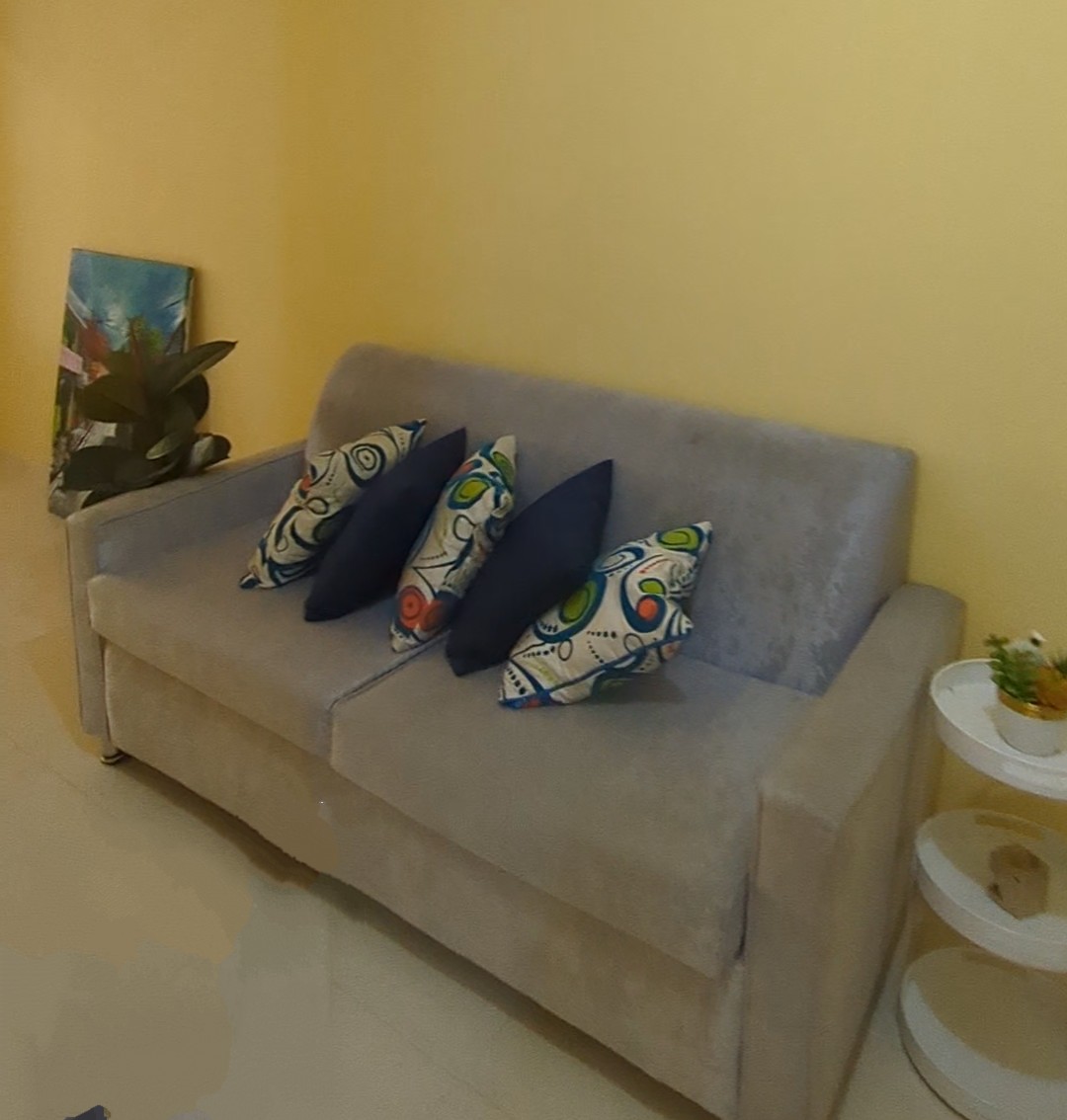 muebles y colchones - juego de muebles en pana, de 3 asientos y el  2 asientos, muy buena condiciónes 5