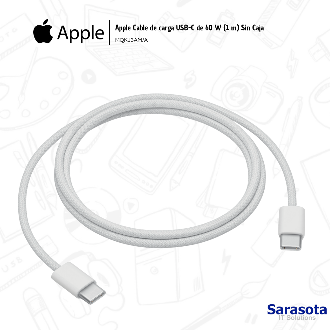 accesorios para electronica - Apple Cable de carga USB-C de 60 W (1 m) Sin Caja 1