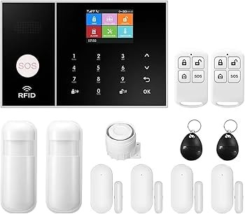 otros electronicos - Kit Alarma de Seguridad Inalambrica WiFi GSM 1
