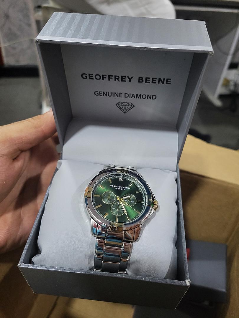 joyas, relojes y accesorios - Reloj Geoffrey Beene Acero níquel  0