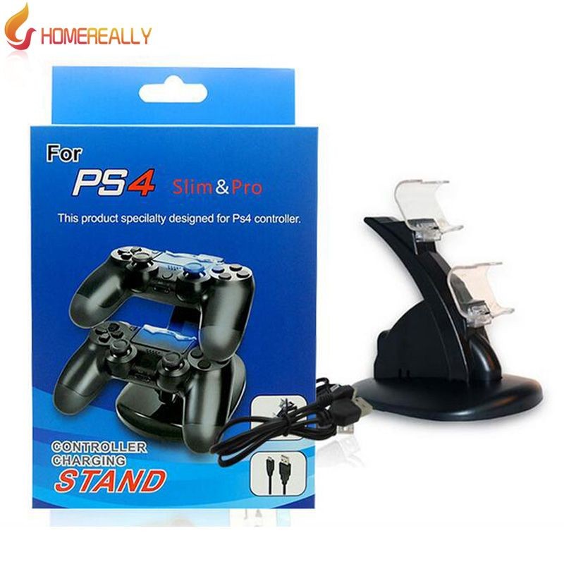 consolas y videojuegos - Base Cargador Ps4 Doble Tp4002  Dualshock playstation 4 5
