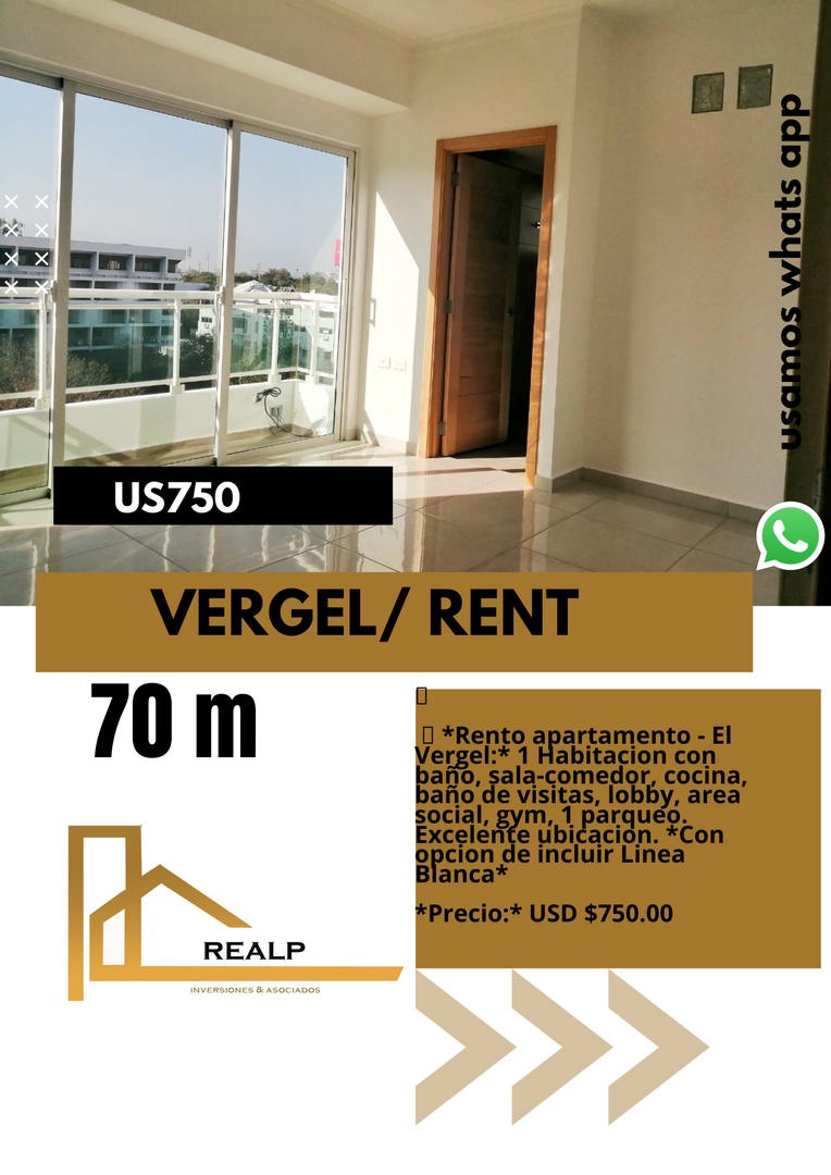 apartamentos - Apartamento en alquiler  0