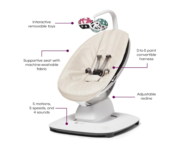 coches y sillas - Columpio inteligente multimovimiento bluetooth 0