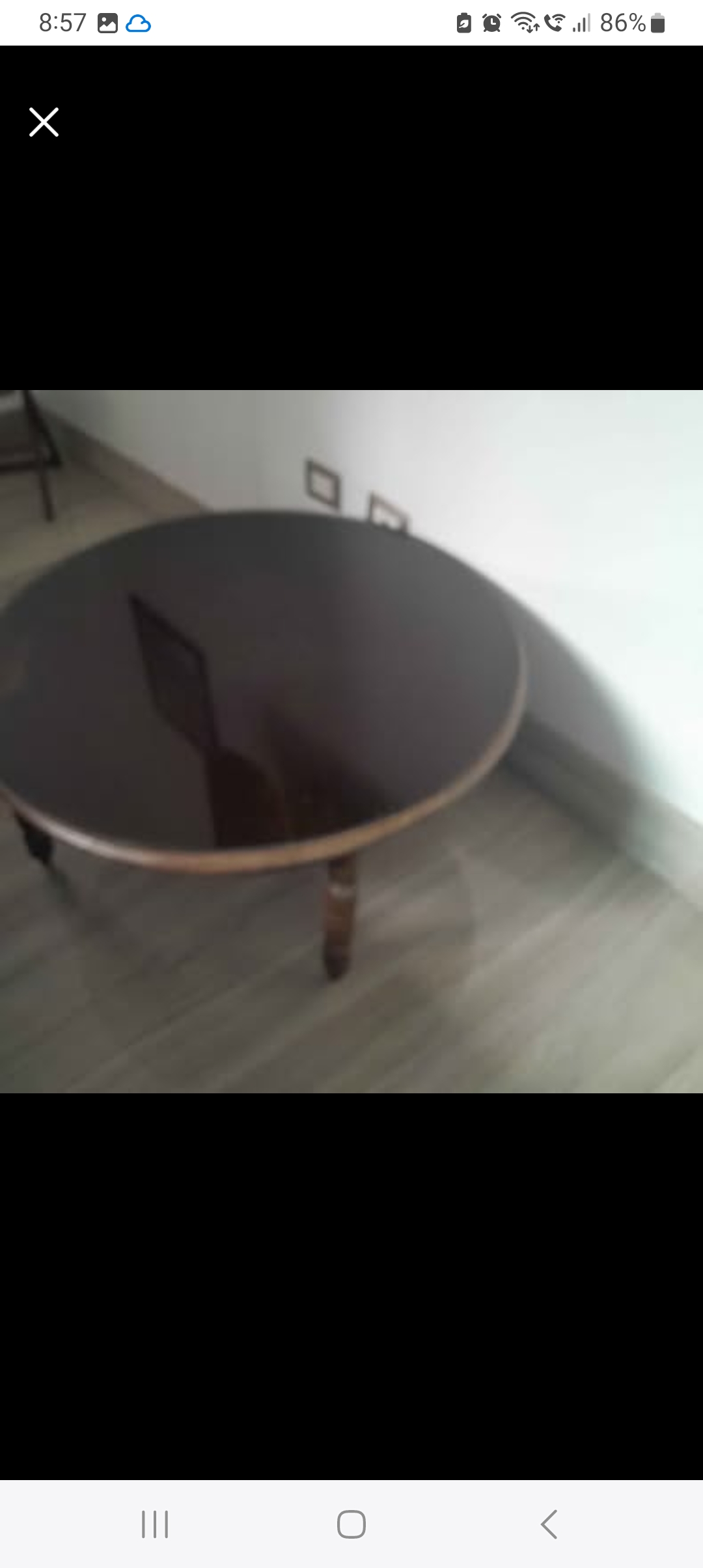 muebles y colchones - Mesa de sala - Caoba Centenaria  0
