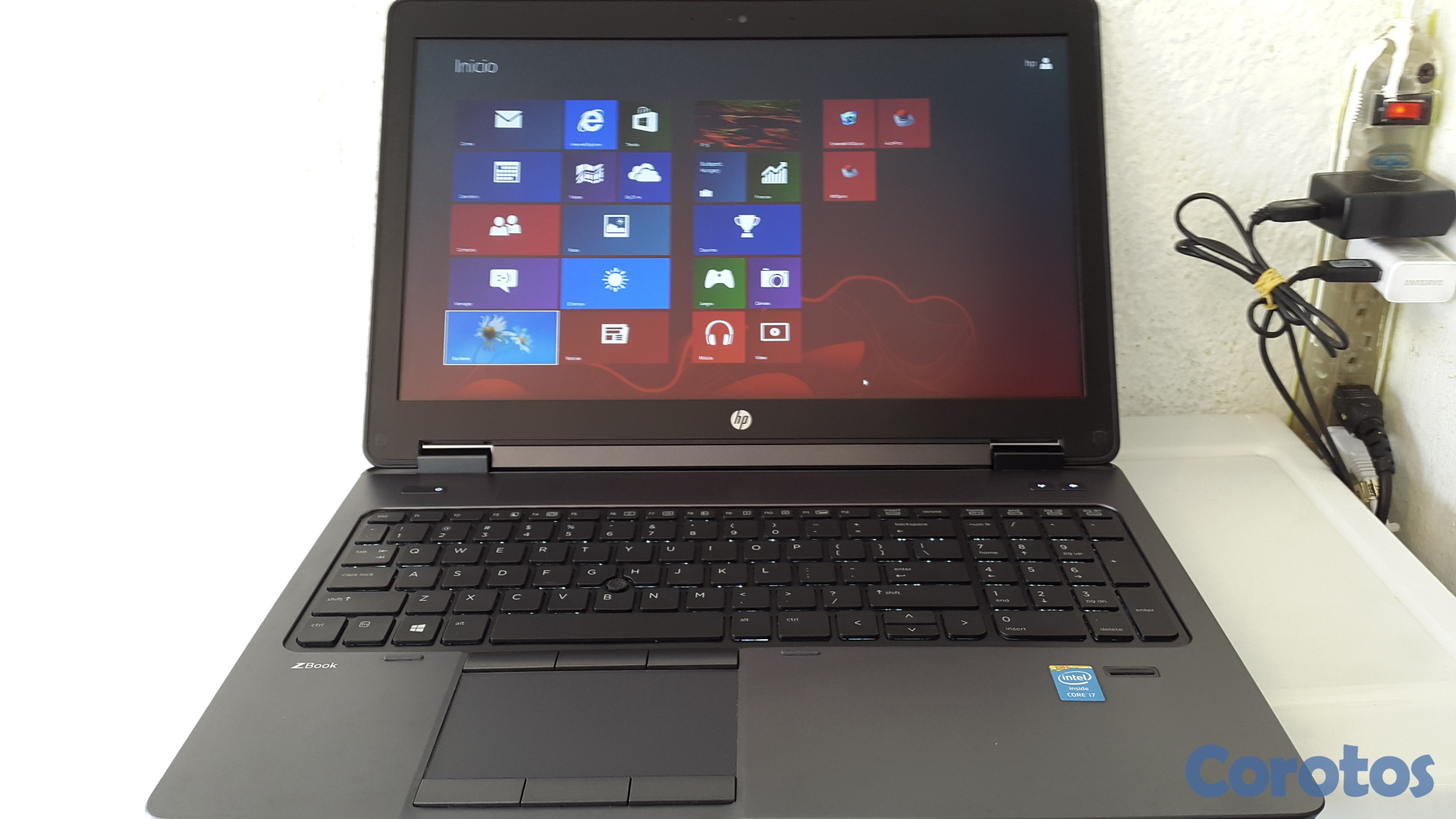 computadoras y laptops - laptop hp zbook Gamer 17 Pulg Core i7 Ram 16gb Disco 656gb Nvidea 12gb 1