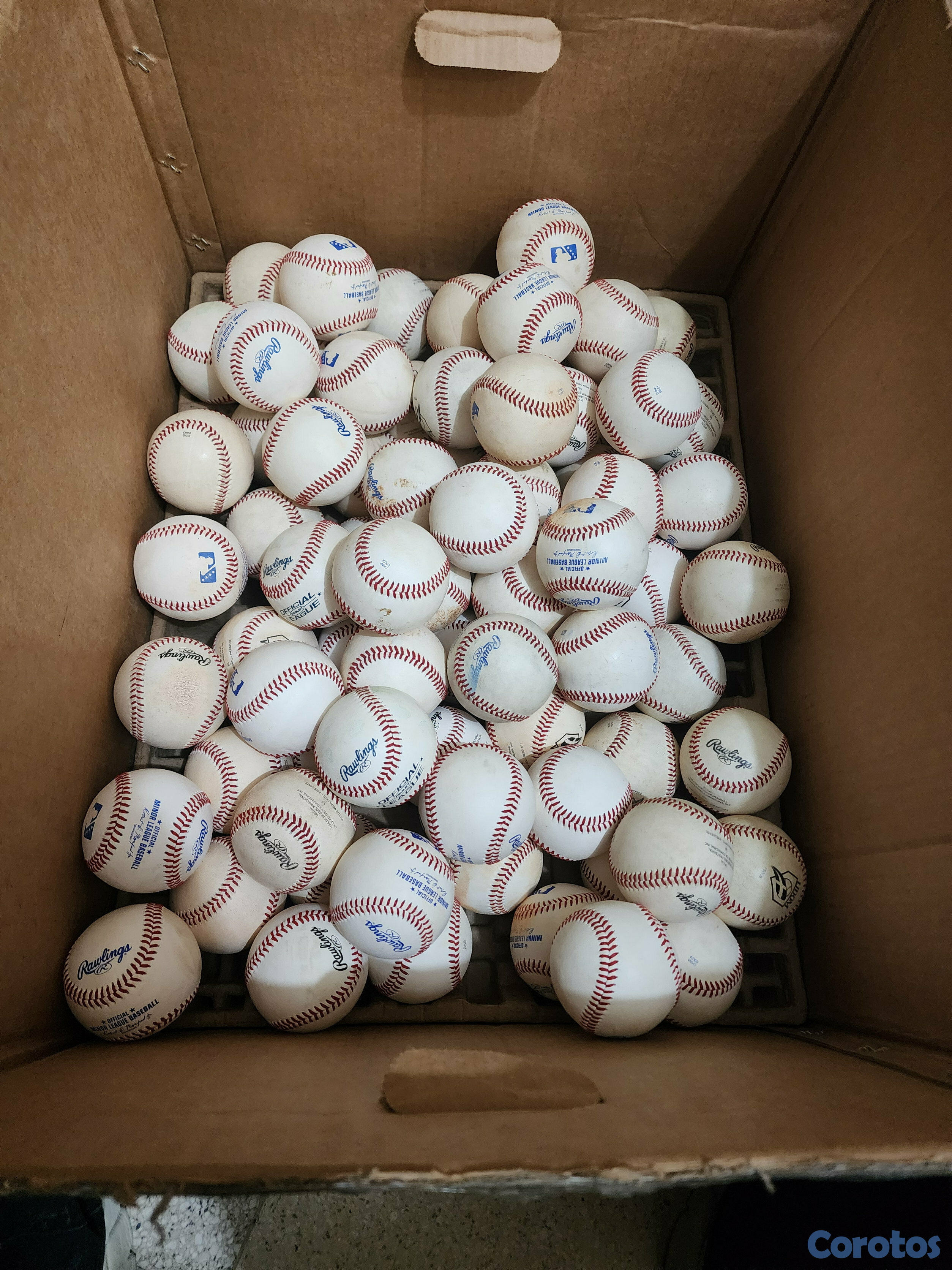 Artículos Deportivos - bolas béisbol minor league como nueva  2