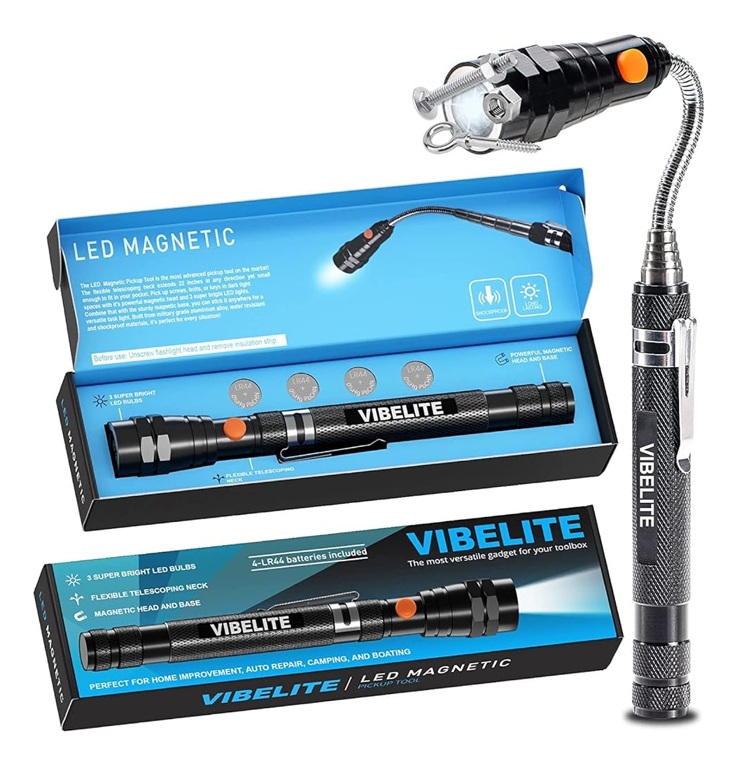 Salud y Equipamiento Médico - Linterna Telescópica Flexible De Vibelite Portátil 3 Luces L