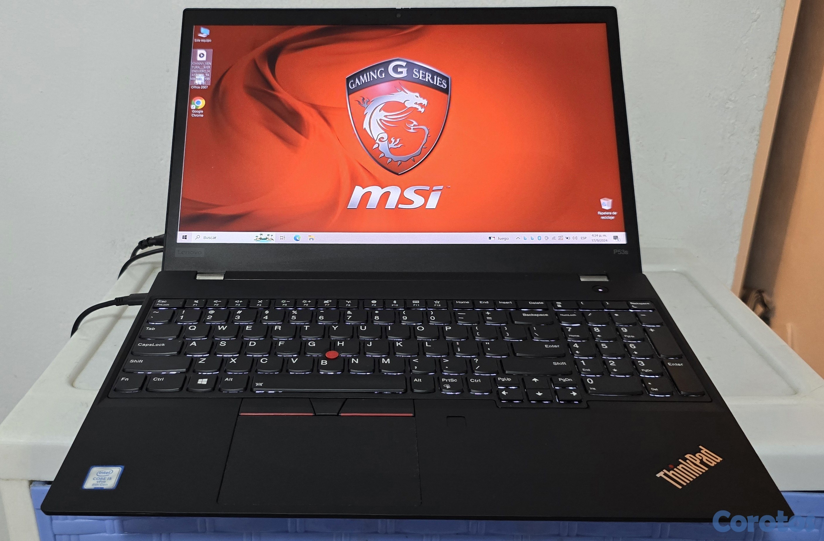 computadoras y laptops - lenovo p53s 17 Pulg Core i5 8va Ram 16gb ddr4 Doble Video Grafico Nvidea 10gb 4