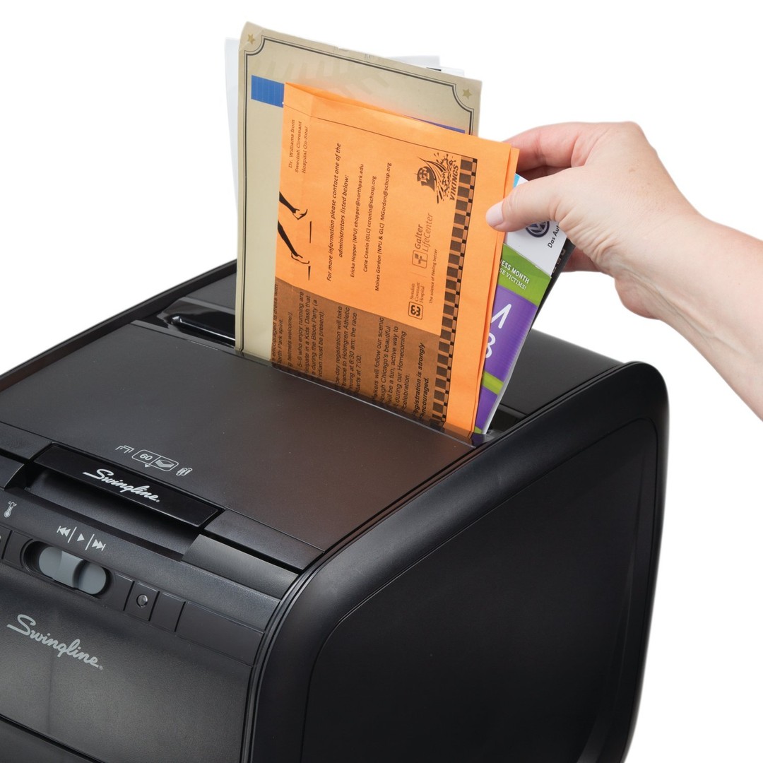 computadoras y laptops - Trituradora de papel,GBC  alimentación automática,  60 hojas 4