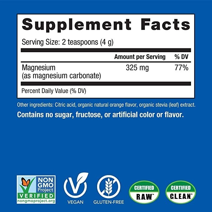 Salud y Equipamiento Médico - Magnesio 325mg Natural Vitality 1