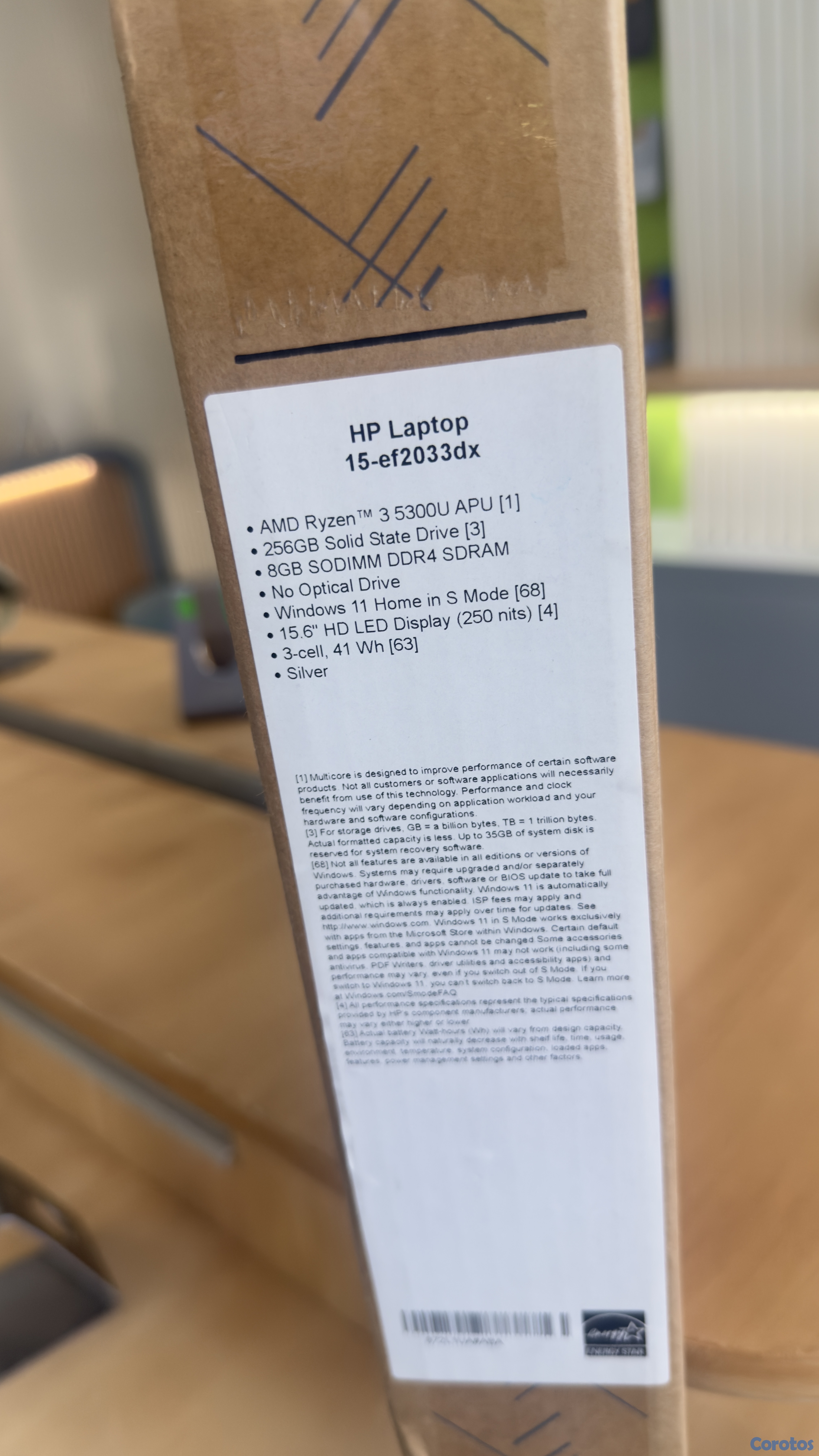 computadoras y laptops - Laptop Hp 15 pulgada AMD RYZEN 3 8Gb de ram 256Gb SSD nueva sellada 26,000 3