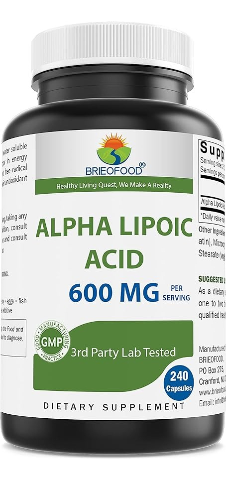 Salud y Equipamiento Médico - Brieofood Ácido Alfa Lipoico 0