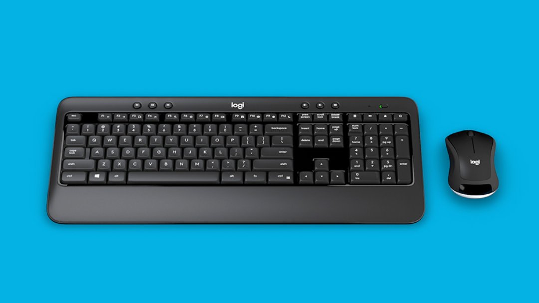 computadoras y laptops - TECLADO MOUSE LOGITECH MK540 USB WIRELESS RECEIVER 2.4GHZ WIRELESS, 10M 1