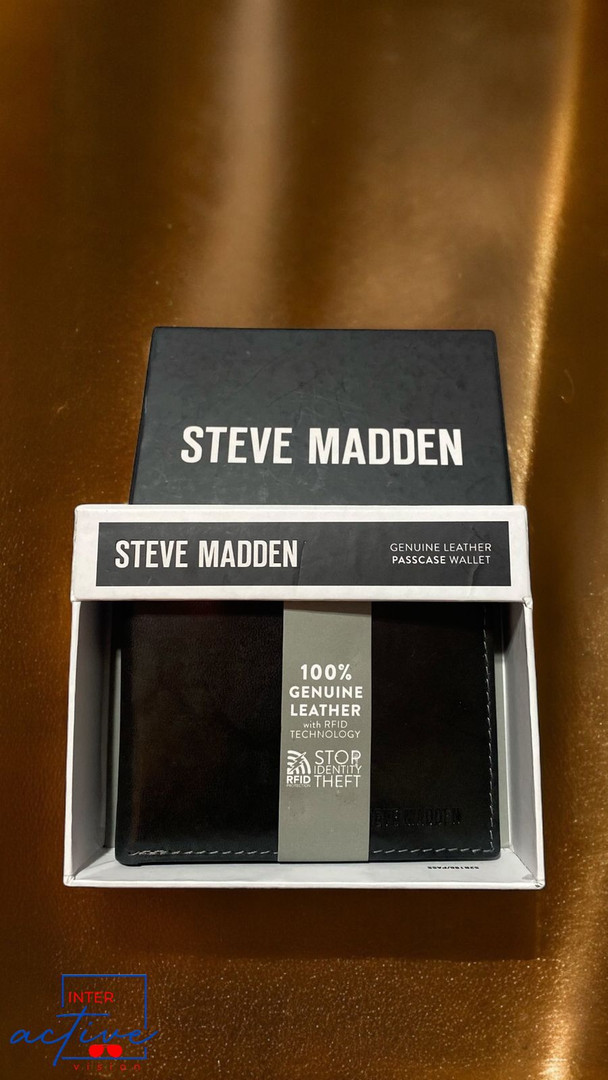 carteras y maletas - Cartera de hombre Steve MaddenNegra 4