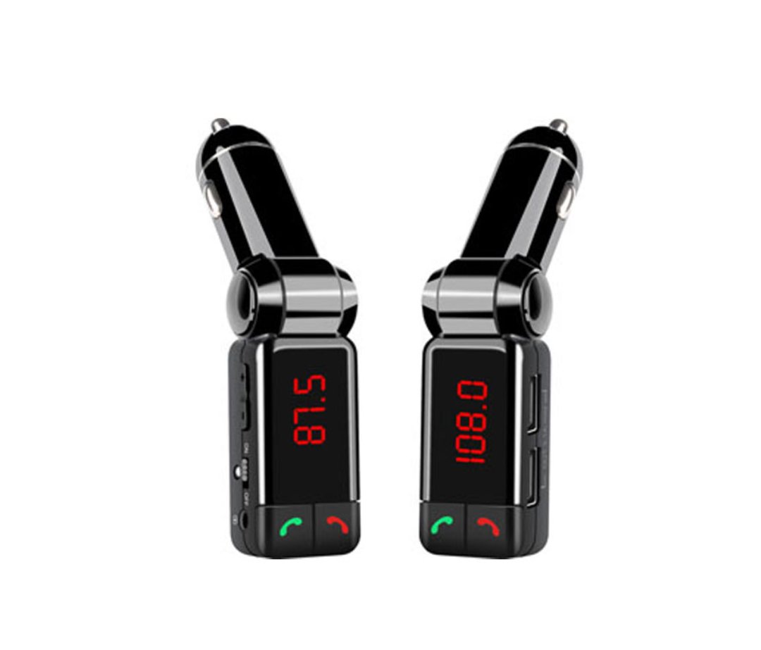 computadoras y laptops - TRANSMISOR FM PARA CARRO BLUETOOTH AGILER, 2 PUERTOS USB - CONTROL PARA LLAMADAS 1