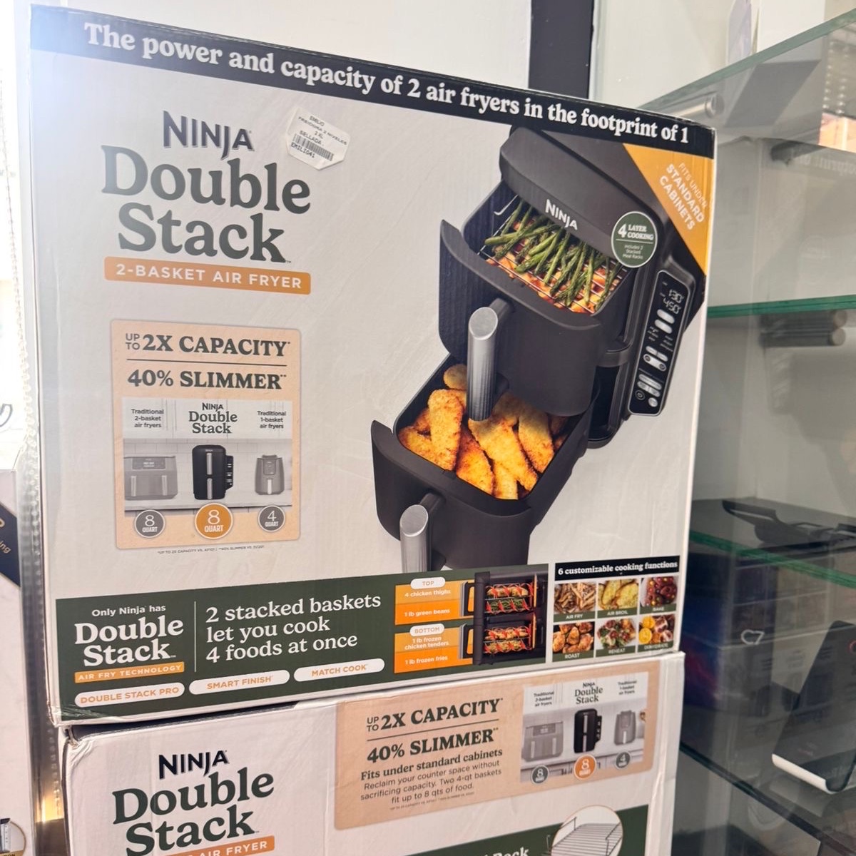 electrodomesticos - Airfriyers Ninja Double Stack 8 sellado oferta 0
