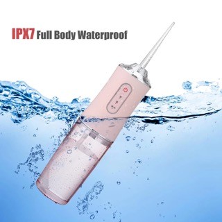 salud y belleza - Irrigador bucal portátil Hilo Dental USB recargable  5