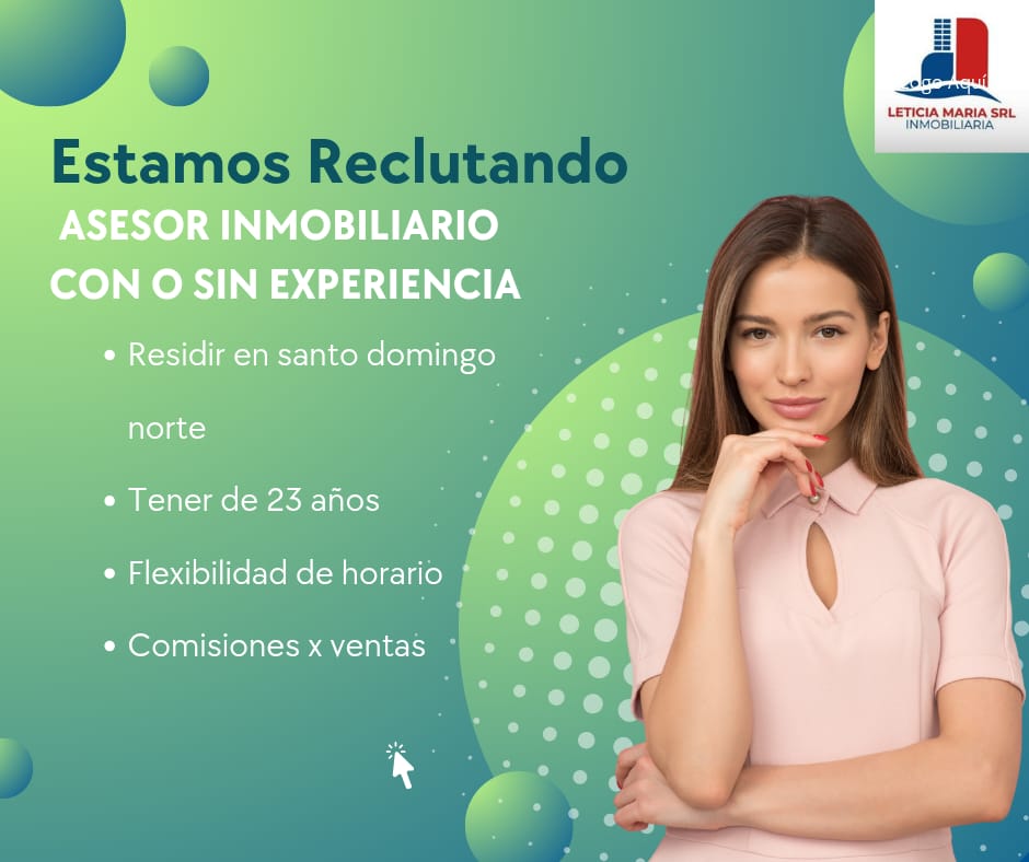 empleos disponibles - SE SOLICITA ASESOR INMOBILIARIO C/SIN EXPERIENCIA