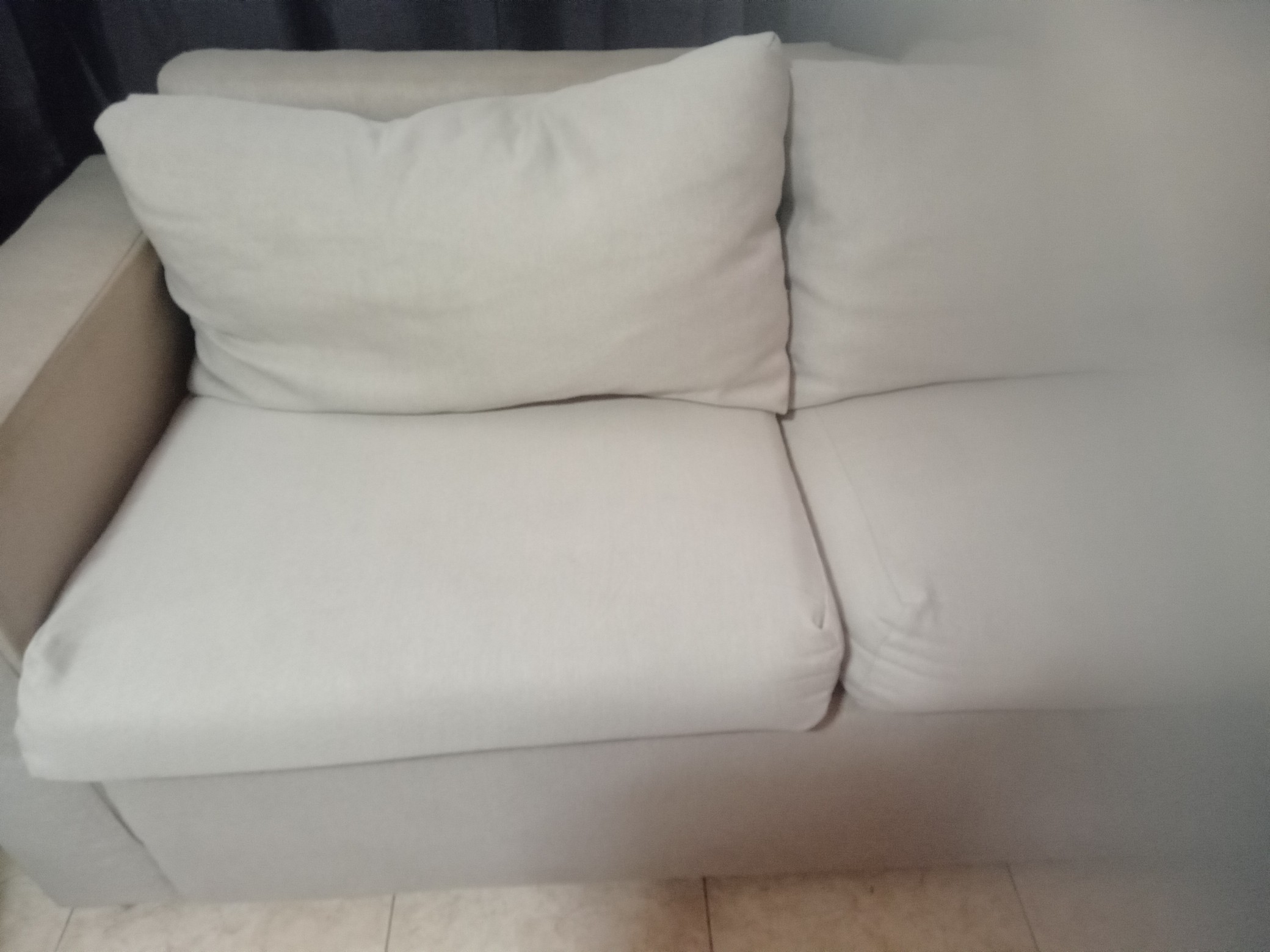 muebles y colchones - Mueble de tres plazas gris 4