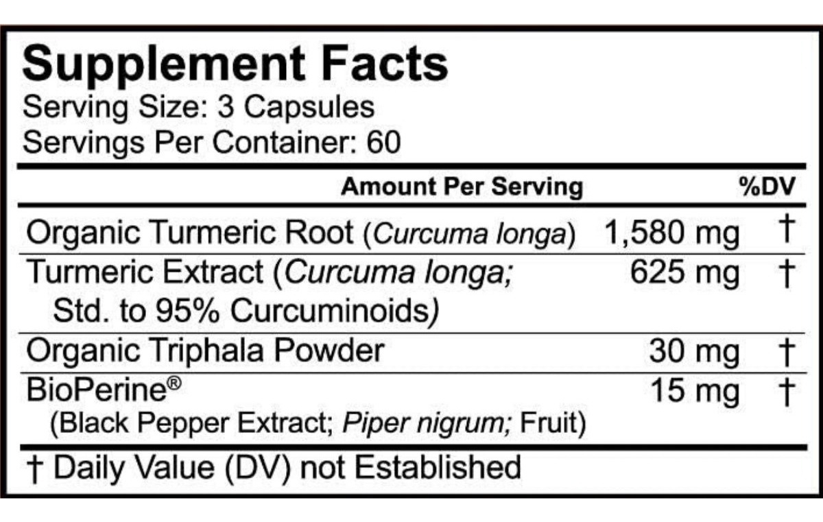 Salud y Equipamiento Médico - Curcuma Pura 2250mg 1
