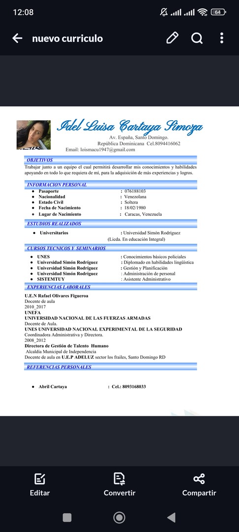 candidatos - Solicito empleo  1