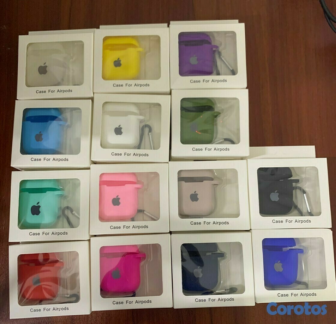 accesorios para electronica - Cover para audifonos inalambricos  AirPods 1ra & 2da generacion  4