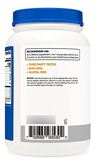 Salud y Equipamiento Médico - Proteina Aislada De Suero Alimentado Con Hierba -nutricost 2