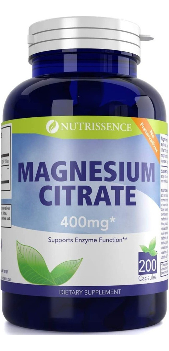 Salud y Equipamiento Médico - Citrato De Magnesio 400mg Nutrition