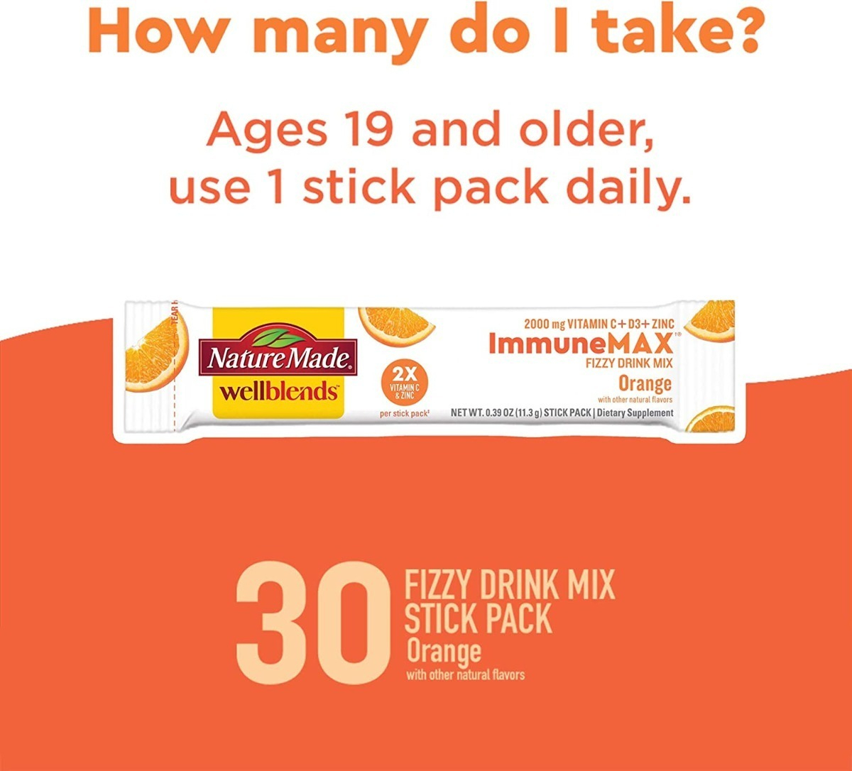 Salud y Equipamiento Médico - Vitamina C D3 Y Zinc Para El Sistema Inmune 30 Sobres 1