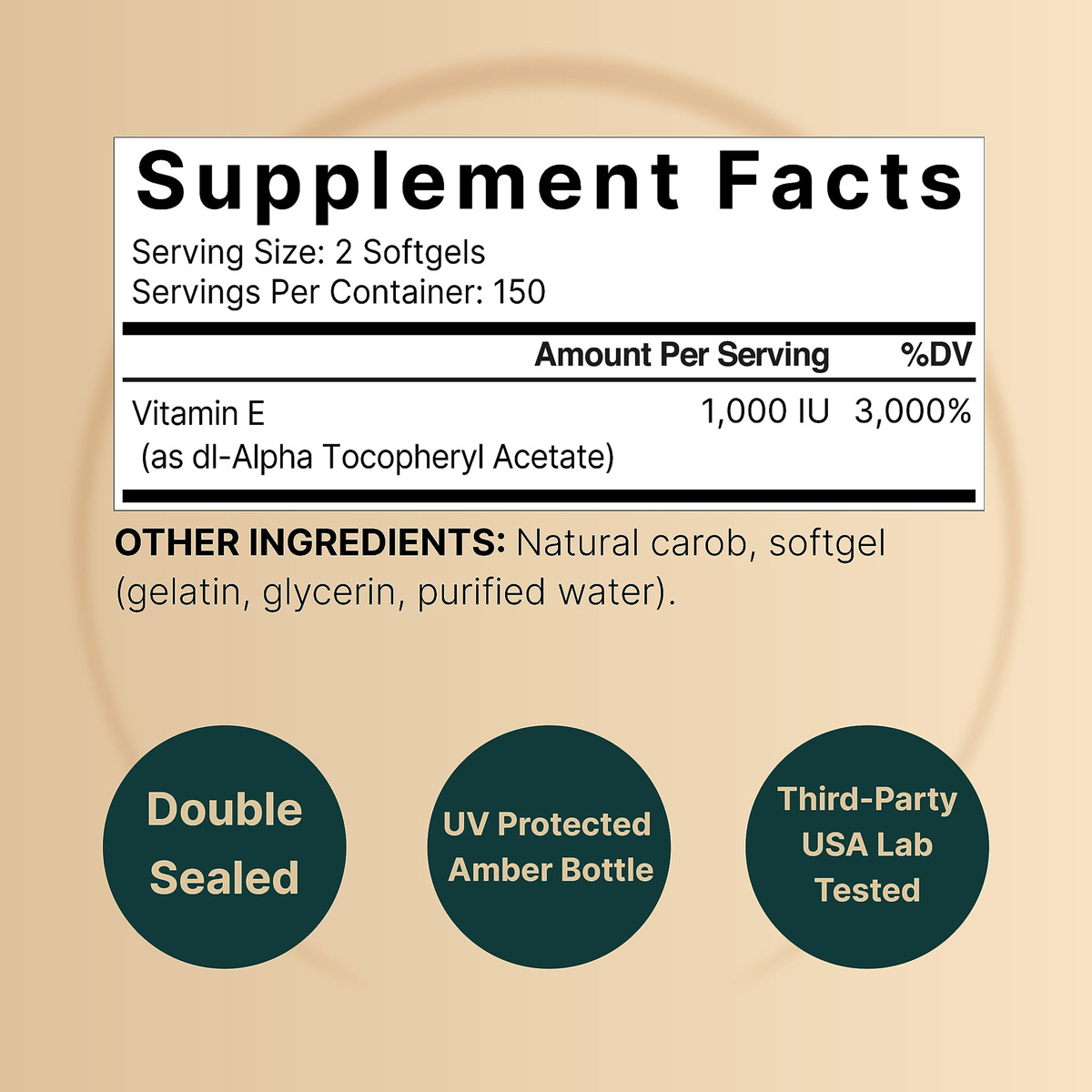 Salud y Equipamiento Médico - Capsulas Blandas De Aceite De Vitamina E 1