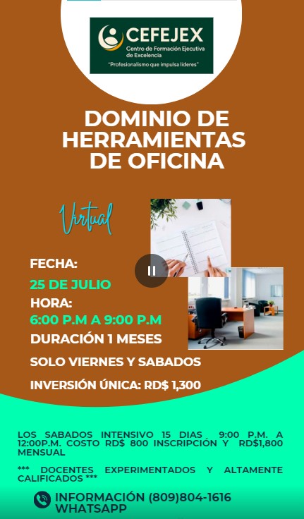 cursos y clases - HERRAMIENTAS DE OFICINA 0