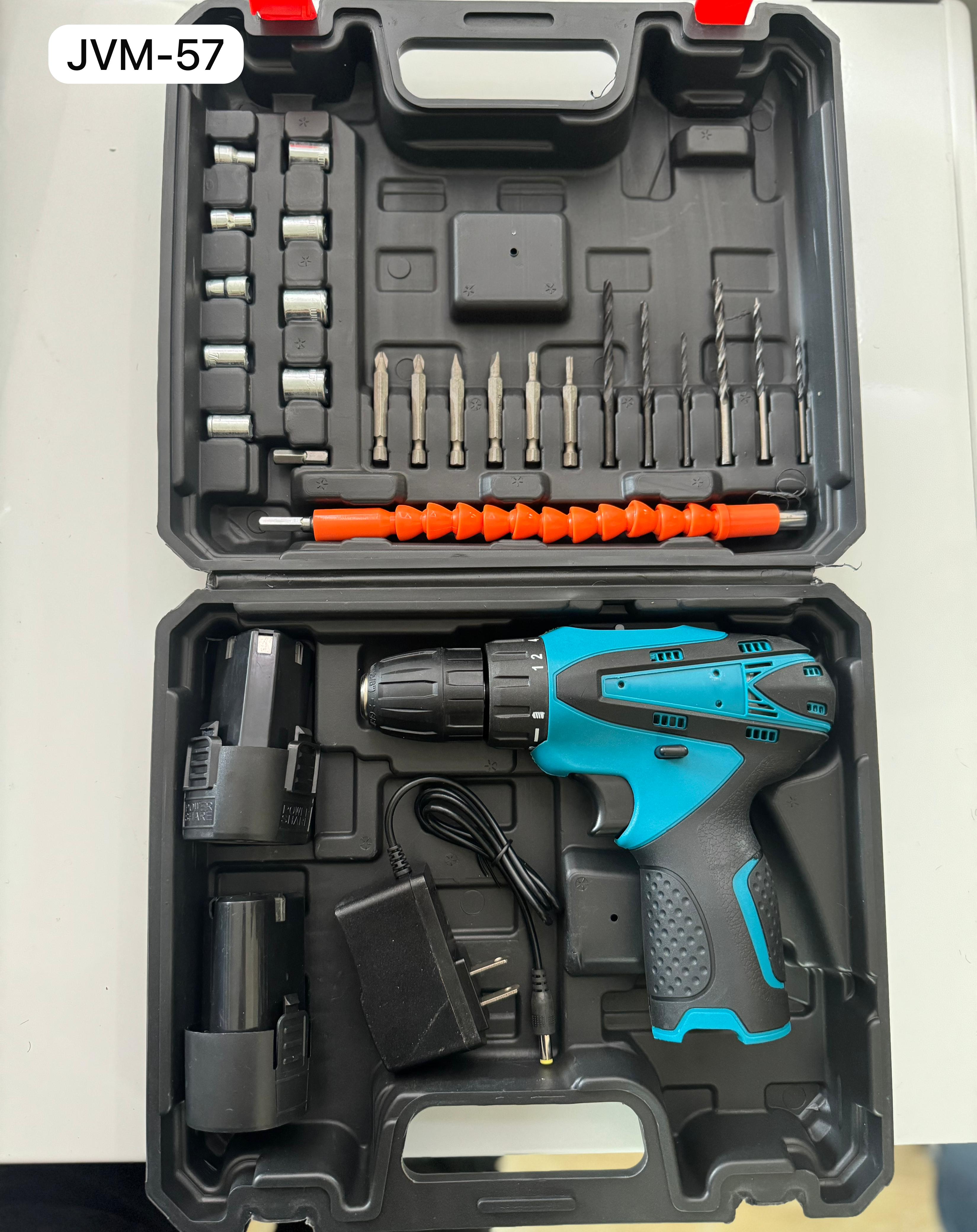 equipos profesionales - kit de taladro atornillador inalambrico multifuncional  4
