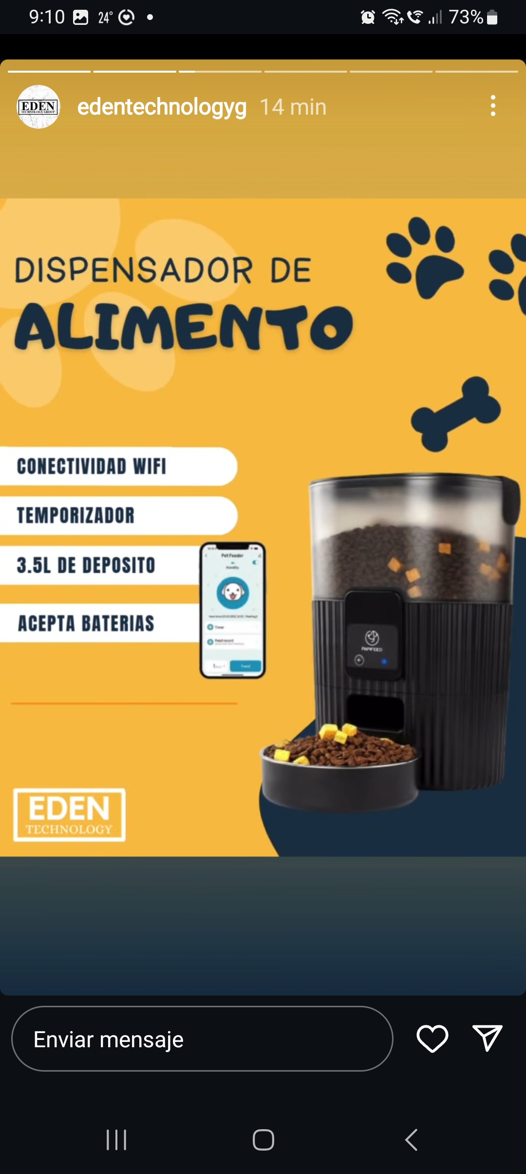 animales y mascotas - Alimentador Wifi para perritos y gaticos 0