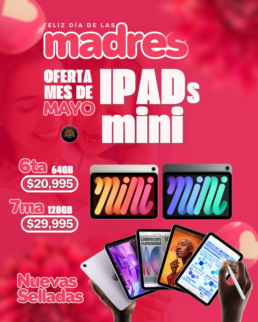 celulares y tabletas - Oferta para mamá iPad Mini 6ta & 7ma Generación Nuevas Selladas  1