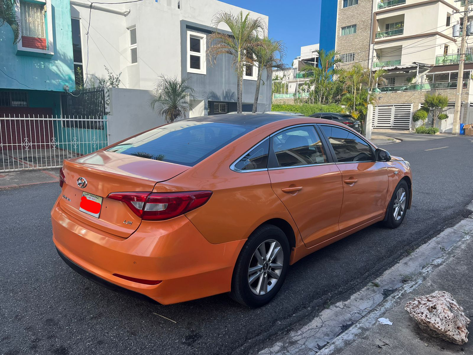carros - Sonata LF Naranja 2017 5