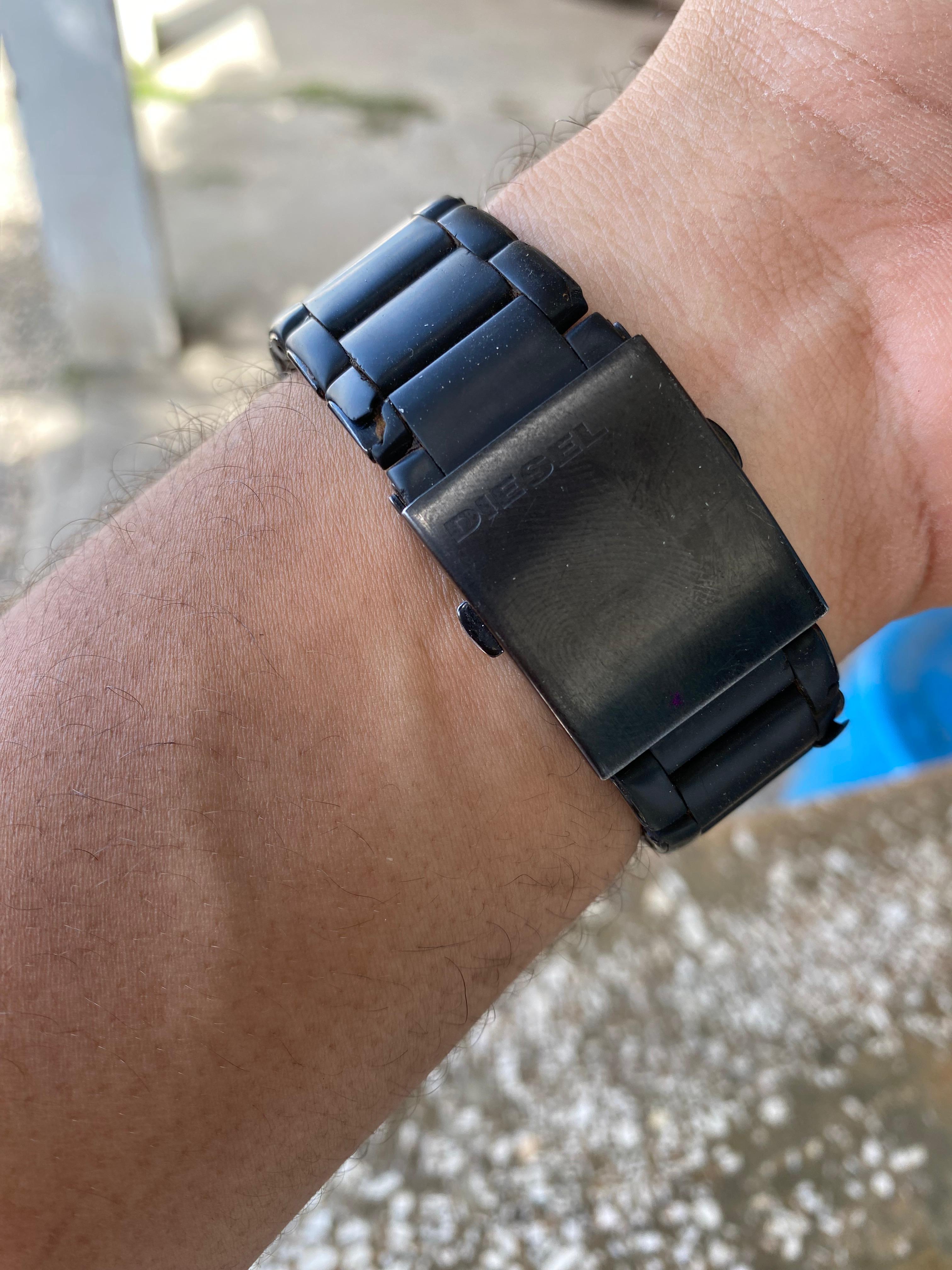 joyas, relojes y accesorios - RELOJ DIESEL 3BAR BLACK ORIGINAL 4